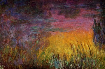  Sol Arte - Puesta de sol izquierda mitad Claude Monet